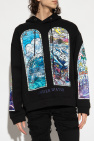 Who Decides War BLACK Printed hoodie