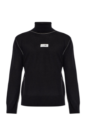 Turtleneck con costuras en contraste