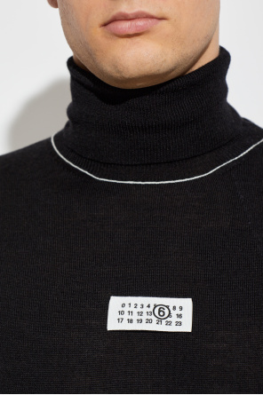 MM6 Maison Margiela Turtleneck with contrasting stitching