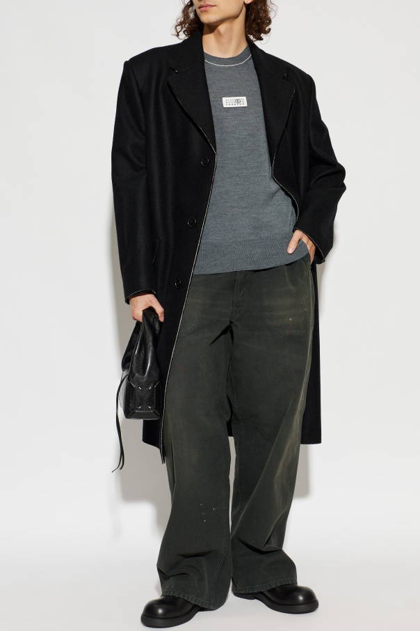 MM6 Maison Margiela Wool sweater with logo patch