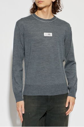 MM6 Maison Margiela Wool sweater with logo patch