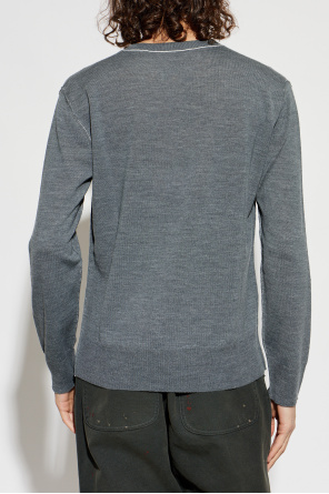 MM6 Maison Margiela Wool sweater with logo patch