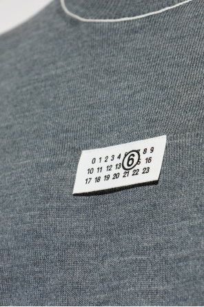 MM6 Maison Margiela Wool sweater with logo patch