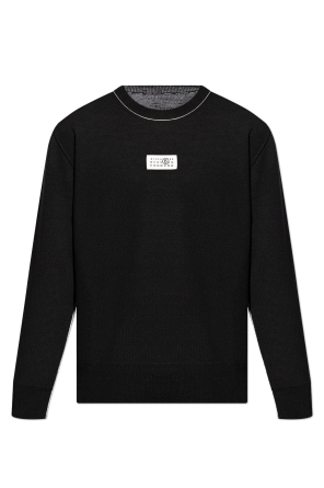 Sweater with Logo Patch