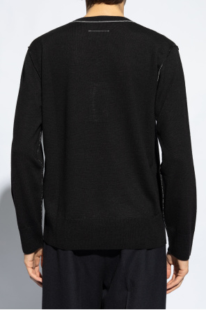 MM6 Maison Margiela Sweater with Logo Patch