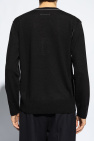 MM6 Maison Margiela BLACK Sweater with Logo Patch