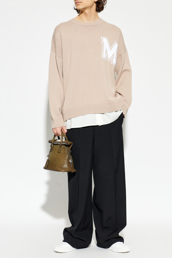 MM6 Maison Margiela Jersey de materiales combinados