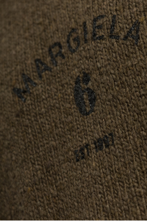 MM6 Maison Margiela Suéter con acabado en bruto