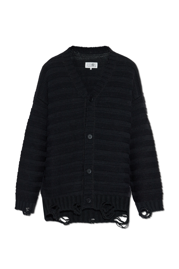 MM6 Maison Margiela Cardigan with wool trim