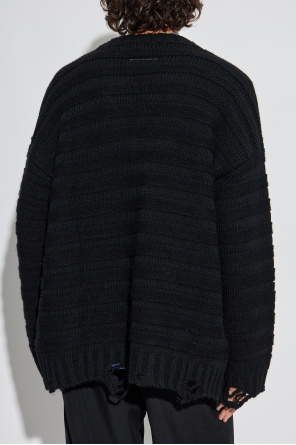 MM6 Maison Margiela Cardigan with wool trim