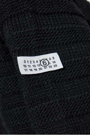 MM6 Maison Margiela Cardigan with wool trim
