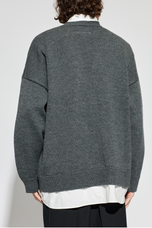 MM6 Maison Margiela Cardigan with shirt elements