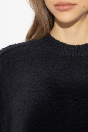 Maison Margiela Distressed zip sweater