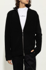 Maison Margiela BLACK Ribbed cardigan