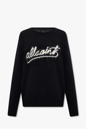 ‘signature’ sweater with logo od AllSaints