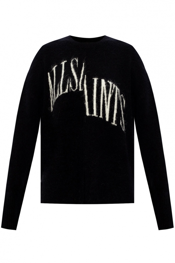 AllSaints 'Split' sweater with logo