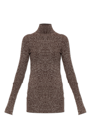 Wool turtleneck sweater ‘Bouquet’
