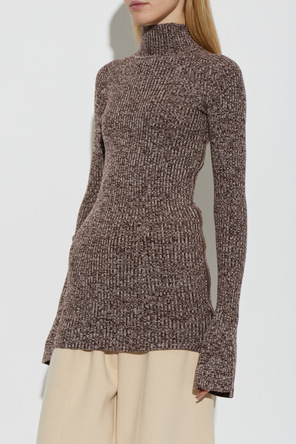 Sportmax Jersey de cuello alto de lana "Bouquet"