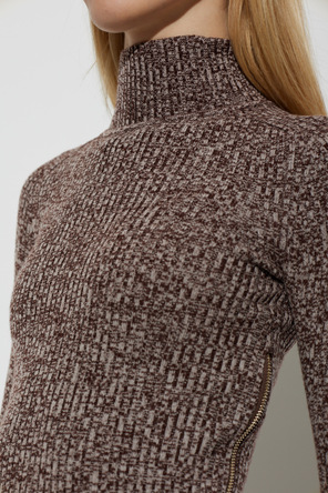 Sportmax Jersey de cuello alto de lana "Bouquet"