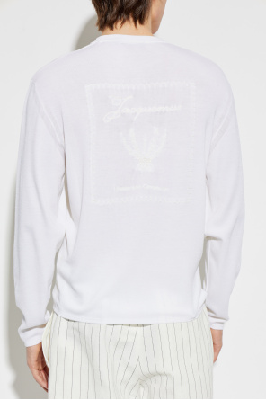 Jacquemus Pullover mit aufgesticktem Logo