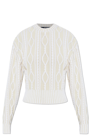 Sweater with decorative knit
