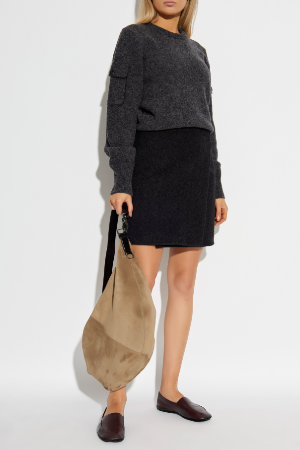 Lemaire Sweter z kieszeniami na rękawach