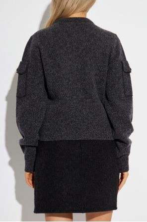 Lemaire Sweter z kieszeniami na rękawach