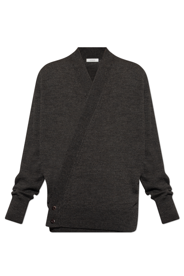 Wrap-front cardigan od Lemaire