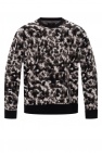 AllSaints BLACK ‘Tortis’ patterned sweater