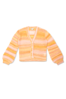 Stella McCartney Kids ORANGE V-neck cardigan