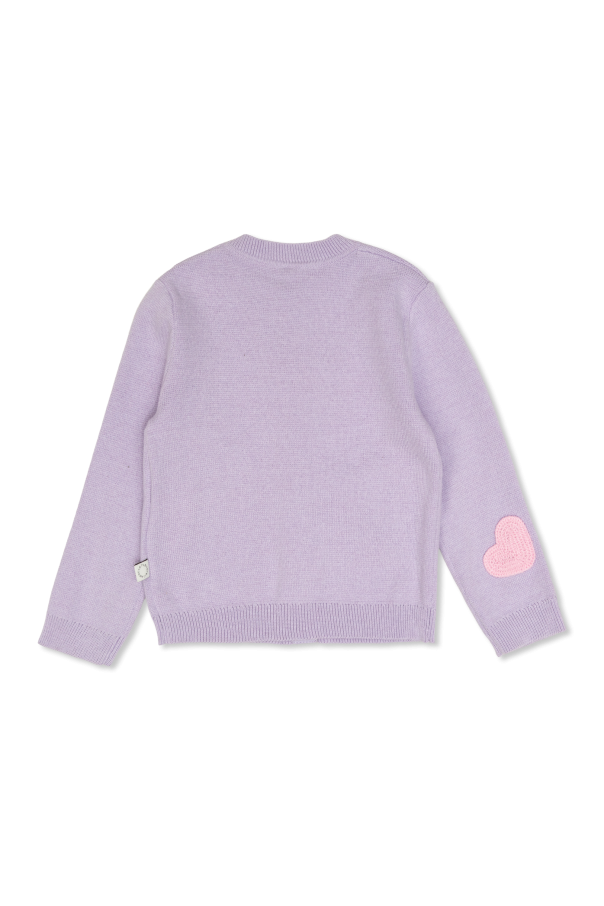 Stella McCartney Kids Kardigan z naszywkami