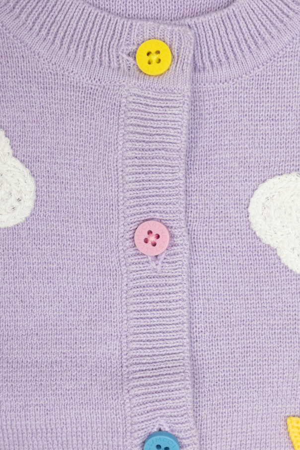 Stella McCartney Kids Kardigan z naszywkami