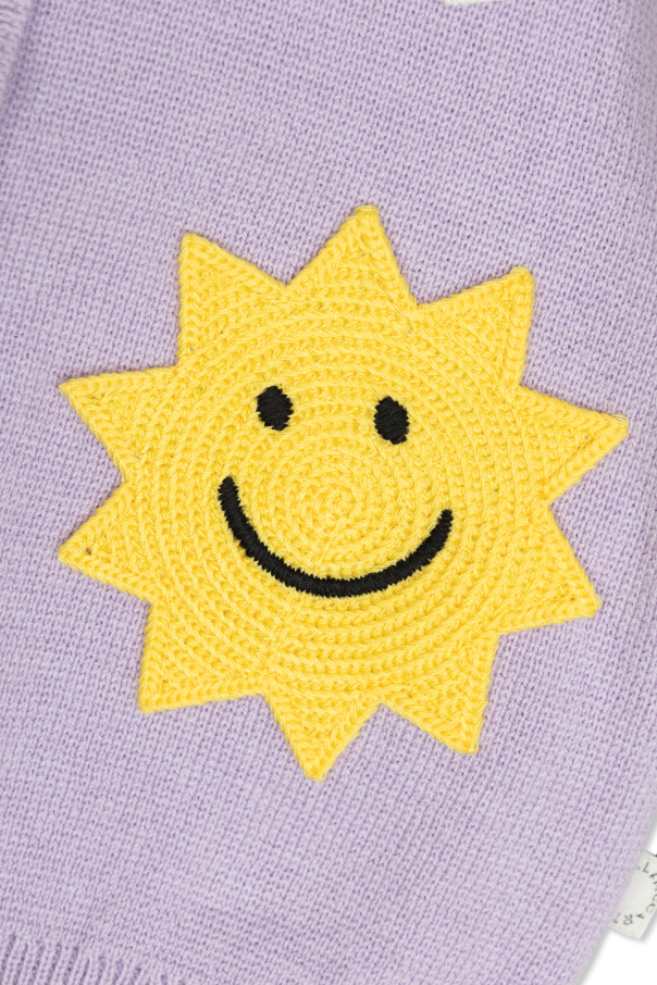 Stella McCartney Kids Kardigan z naszywkami