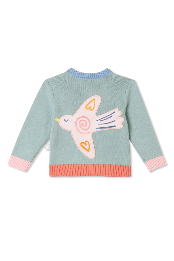 Stella McCartney Kids Cárdigan con logo