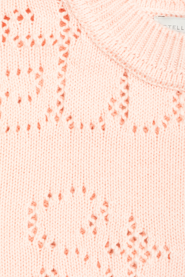 Stella McCartney Kids Openwork sweater
