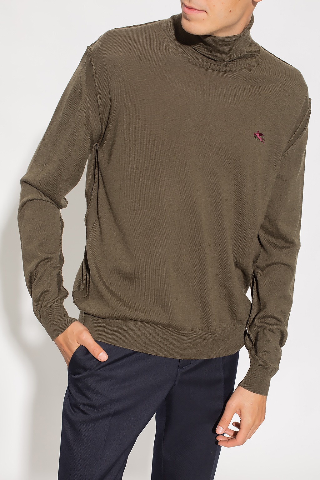 Etro Turtleneck sweater with logo