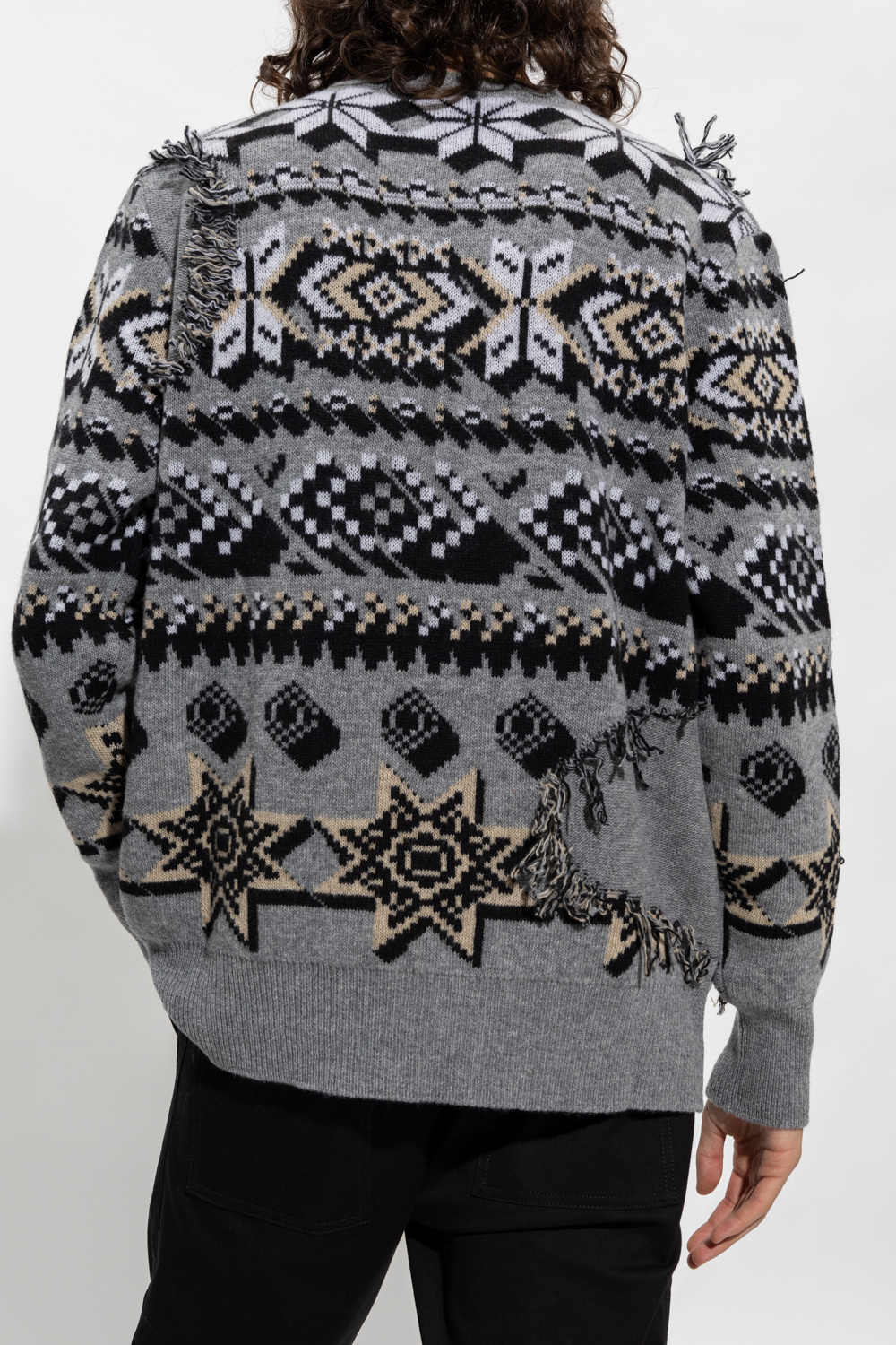 Etro Wool sweater with animal motif