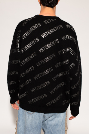 VETEMENTS sweater Manches with logo
