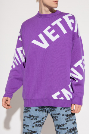 VETEMENTS Chow embroidered-detail shirt