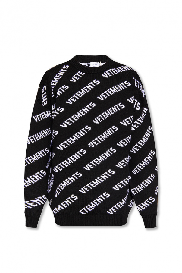 VETEMENTS Sweater with monogram