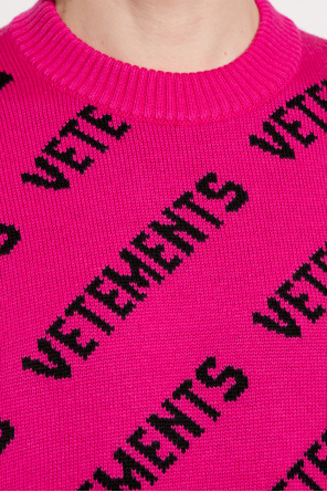 VETEMENTS Sweater supreme with monogram