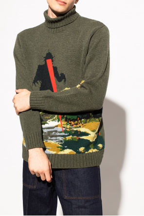 Undercover sfumato turtleneck sweater