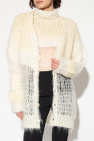 Undercover WHITE Cardigan with decorative knit