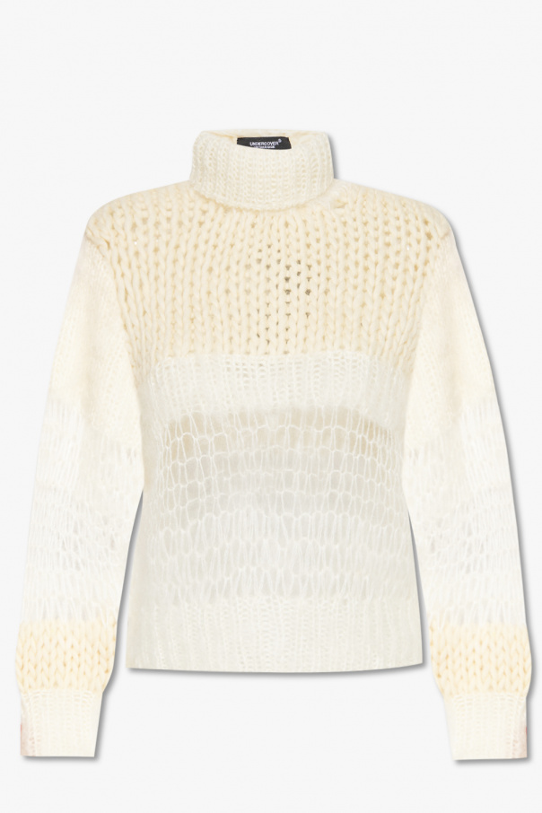 Undercover Turtleneck sweater with decorative knit