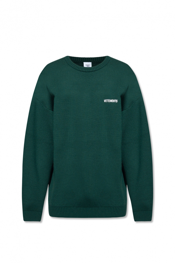 VETEMENTS round-neck sweater with logo