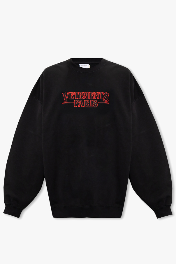 VETEMENTS Logo-embroidered sweater