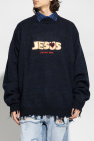 VETEMENTS NAVY BLUE Oversize sweater