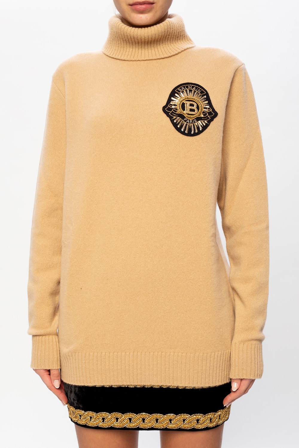 balmain turtleneck sweater