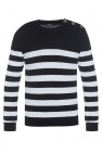 Balmain BLACK Striped sweater