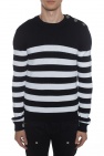 Balmain BLACK Striped sweater